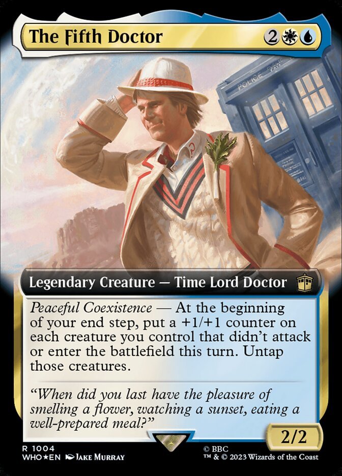 The Fifth Doctor (Extended Art Surge Foil)