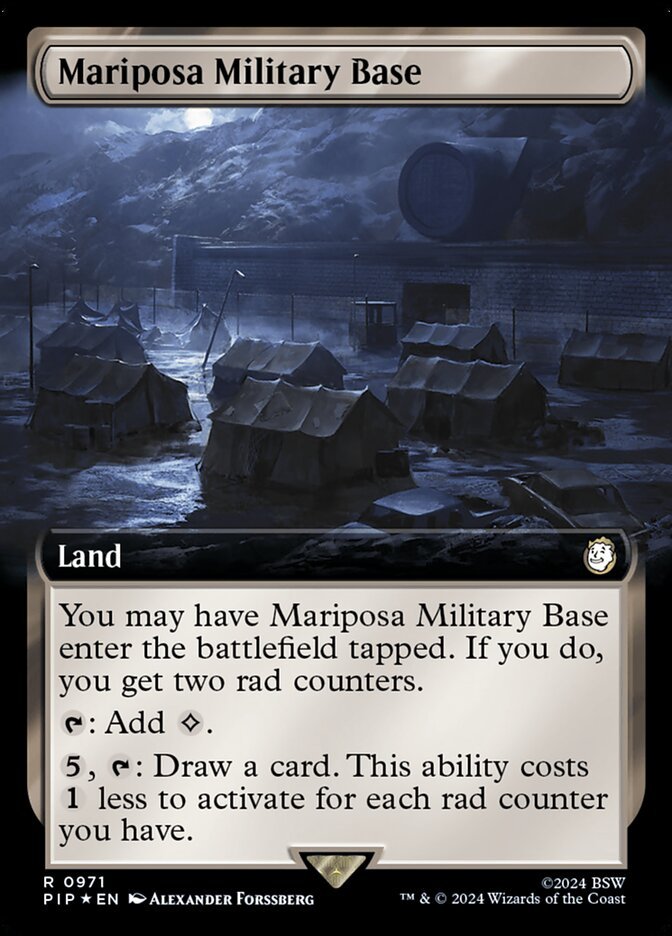 Mariposa Military Base (Extended Art Surge Foil)