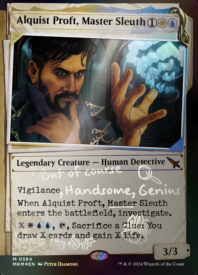 Alquist Proft, Master Sleuth (Invisible Ink Showcase)
