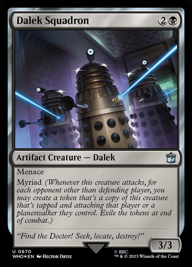 Dalek Squadron (Surge Foil)