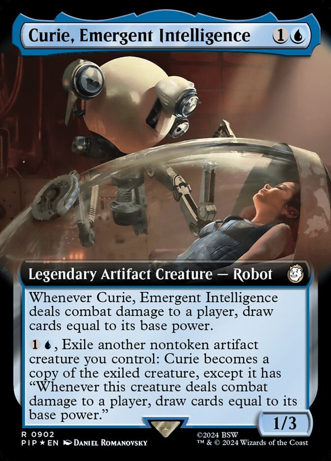 Curie, Emergent Intelligence (Extended Art Surge Foil)