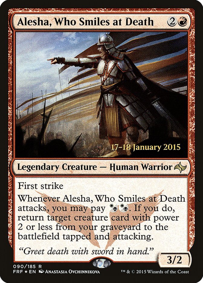 Alesha, Who Smiles at Death (PR Foil)