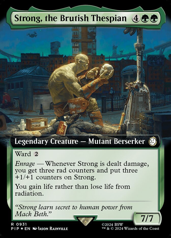 Strong, the Brutish Thespian (Extended Art Surge Foil)