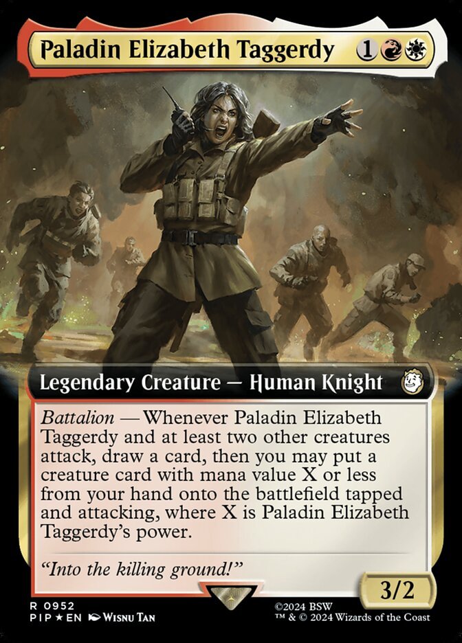 Paladin Elizabeth Taggerdy (Extended Art Surge Foil)