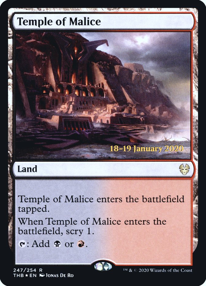 Temple of Malice (PR Foil)