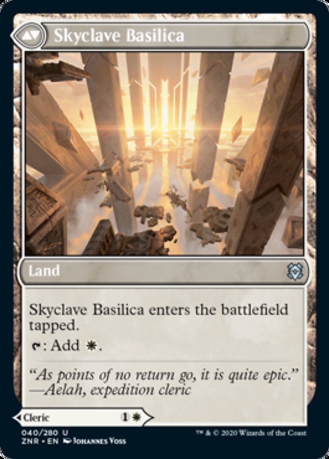Skyclave Cleric // Skyclave Basilica back