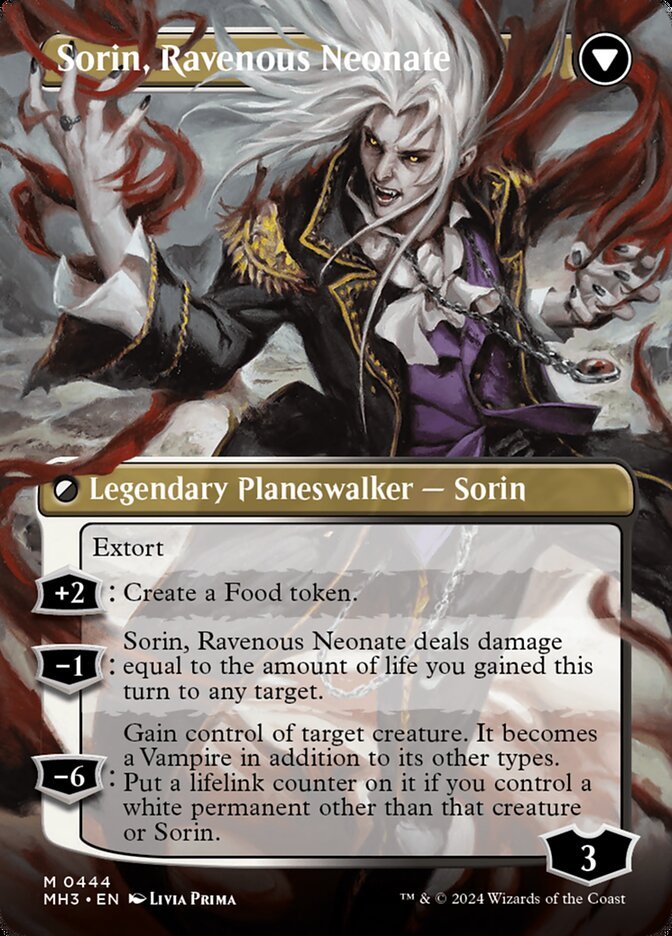 Sorin of House Markov // Sorin, Ravenous Neonate (Borderless) back