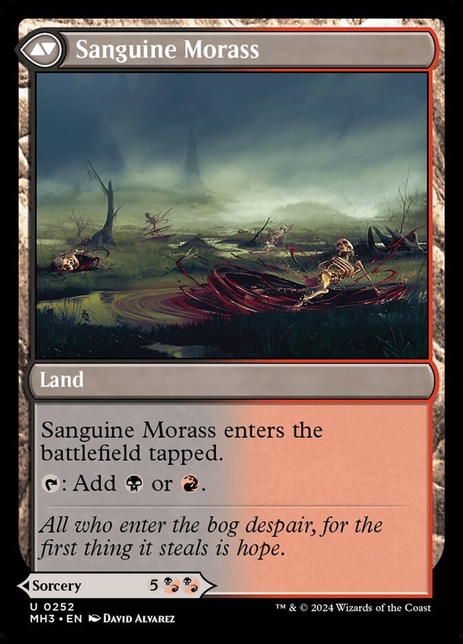 Bloodsoaked Insight // Sanguine Morass back