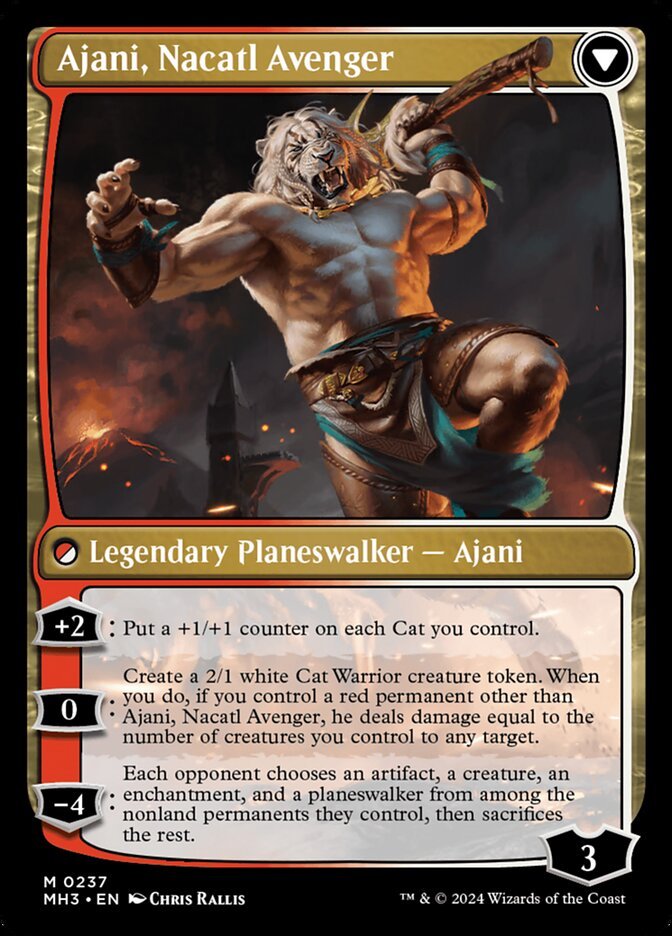 Ajani, Nacatl Pariah // Ajani, Nacatl Avenger back