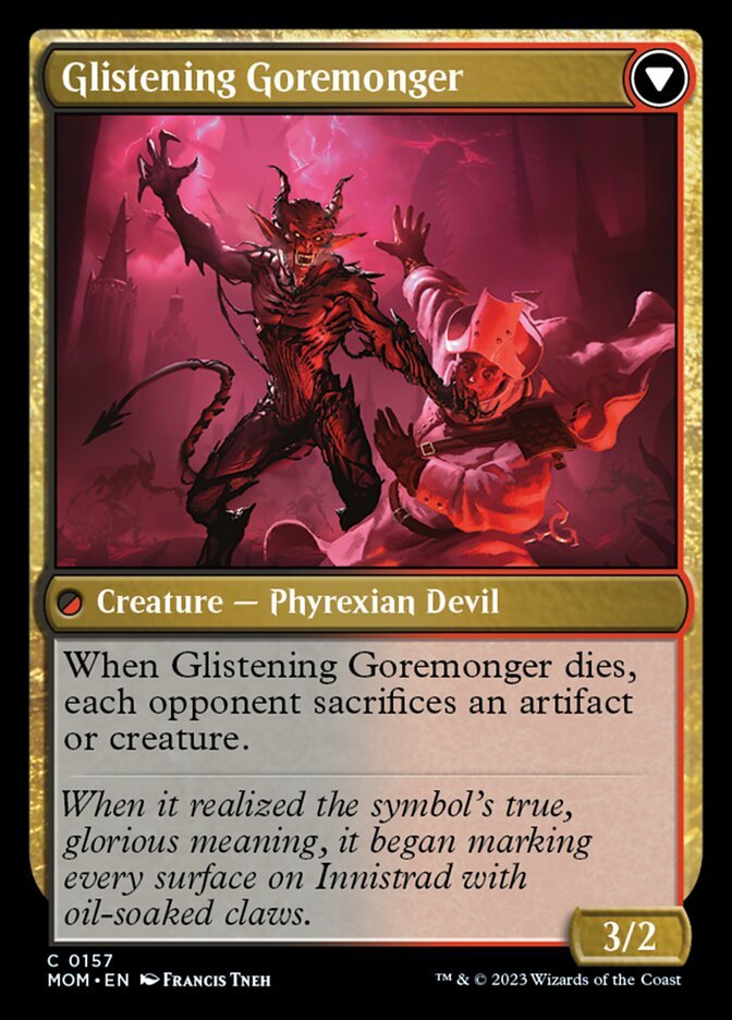 Pyretic Prankster // Glistening Goremonger back