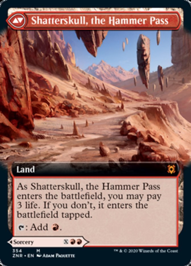 Shatterskull Smashing // Shatterskull, the Hammer Pass (Extended Art) back