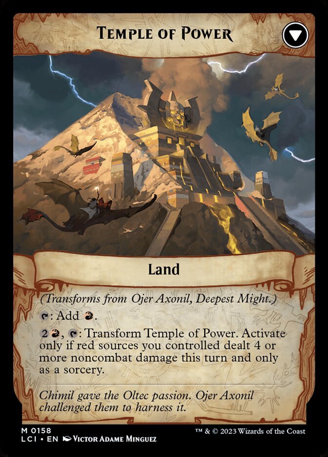 Ojer Axonil, Deepest Might // Temple of Power back
