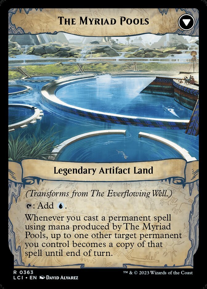 The Everflowing Well // The Myriad Pools (Extended Art) back