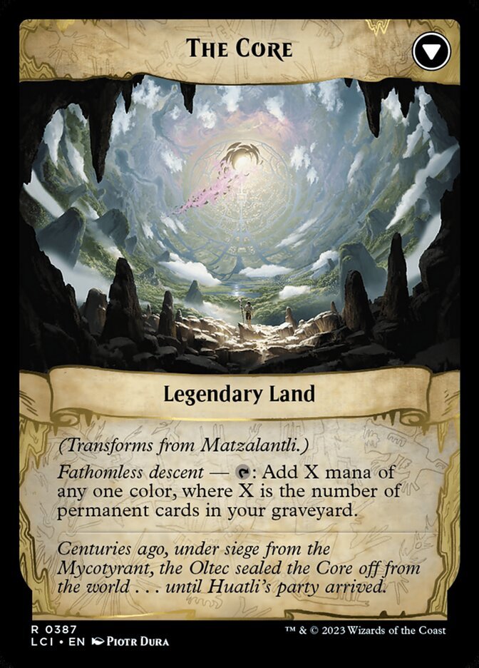 Matzalantli, the Great Door // The Core (Extended Art) back
