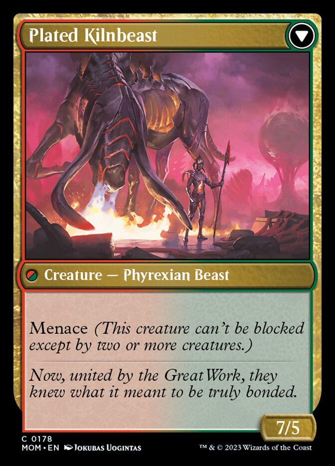 Bonded Herdbeast // Plated Kilnbeast back