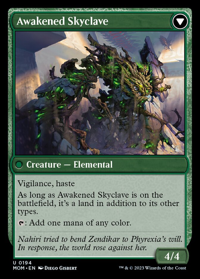 Invasion of Zendikar // Awakened Skyclave back