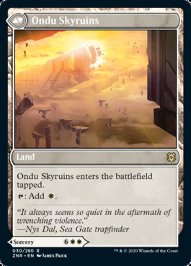 Ondu Inversion // Ondu Skyruins back