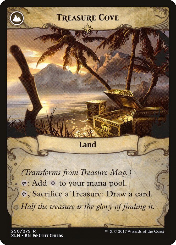 Treasure Map // Treasure Cove back