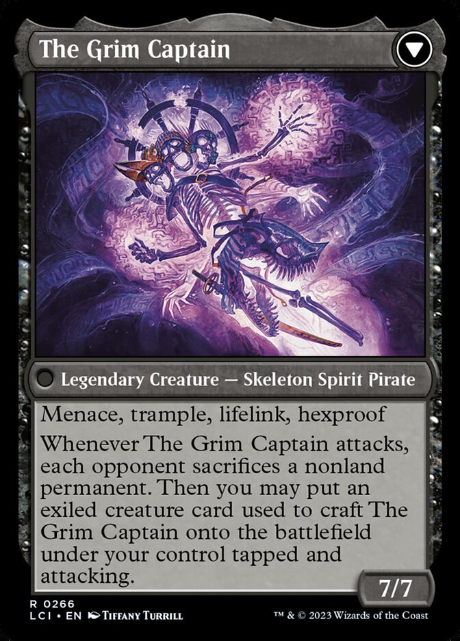 Throne of the Grim Captain // The Grim Captain back