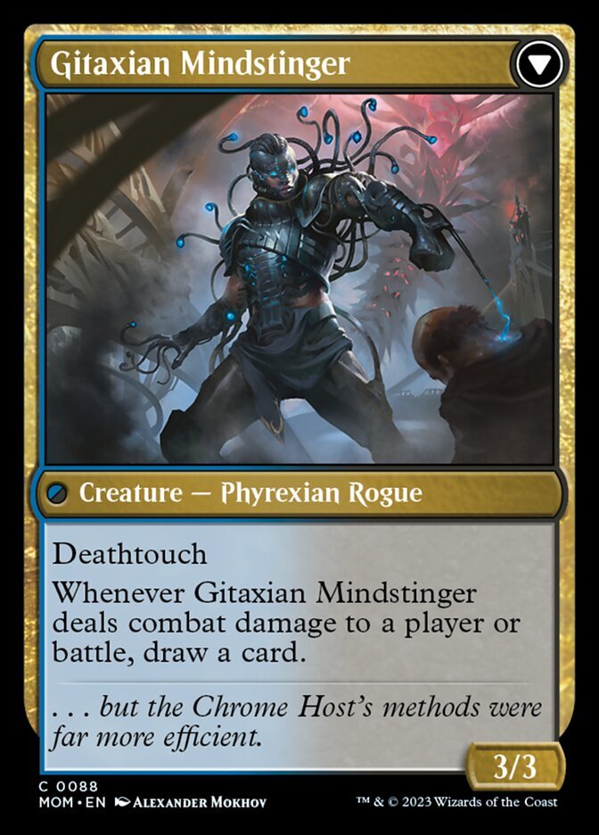 Aetherblade Agent // Gitaxian Mindstinger back