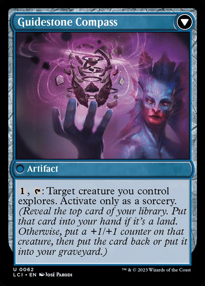 Lodestone Needle // Guidestone Compass back