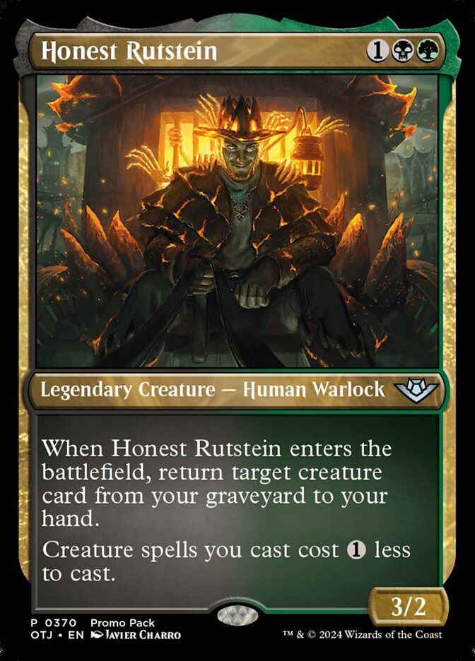 Honest Rutstein (Promo Pack)