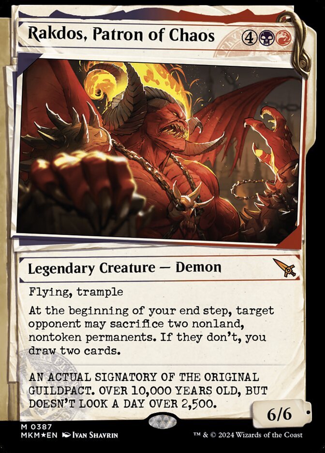 Rakdos, Patron of Chaos (Invisible Ink Showcase)