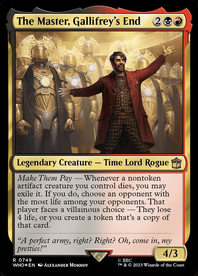 The Master, Gallifrey's End (Surge Foil)