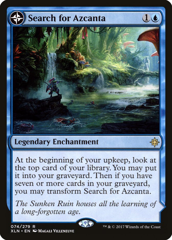 Search for Azcanta // Azcanta, the Sunken Ruin front