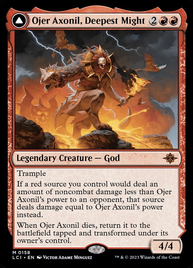 Ojer Axonil, Deepest Might // Temple of Power front