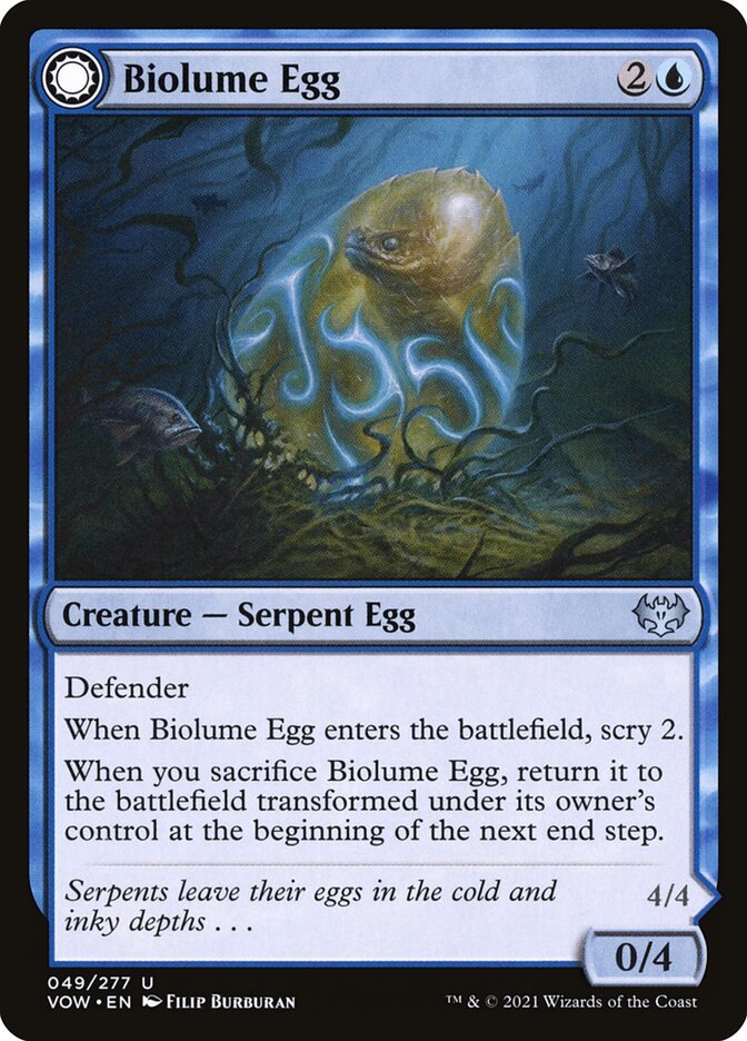 Biolume Egg // Biolume Serpent front