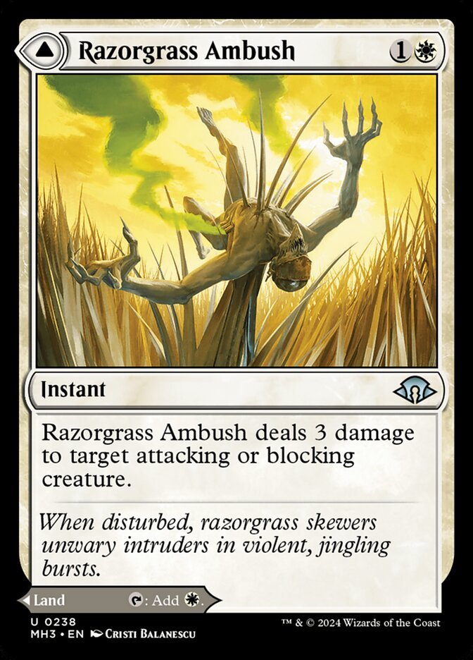 Razorgrass Ambush // Razorgrass Field front