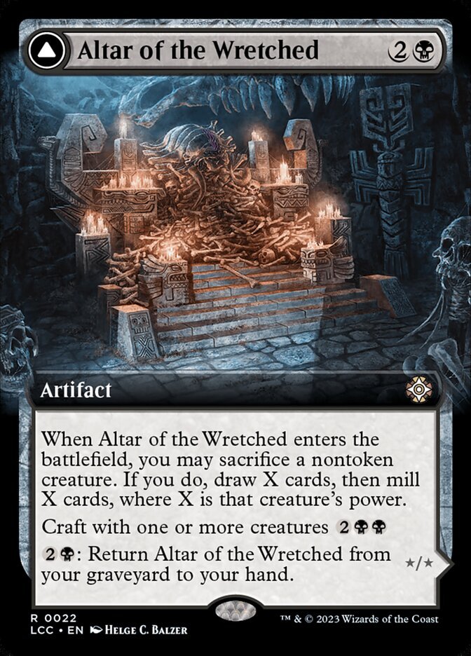 Altar of the Wretched // Wretched Bonemass (Extended Art) front