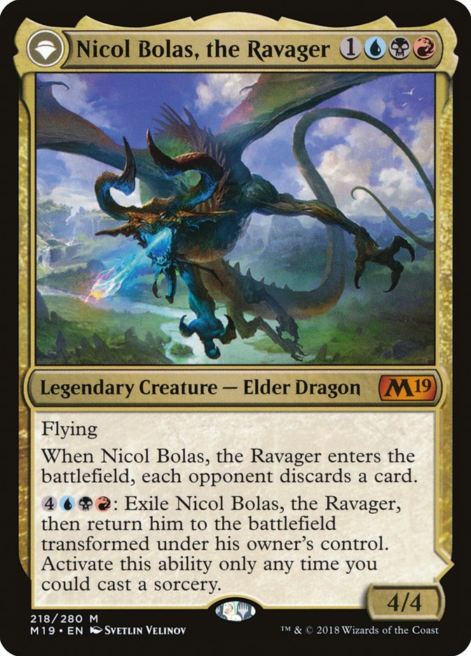 Nicol Bolas, the Ravager // Nicol Bolas, the Arisen front