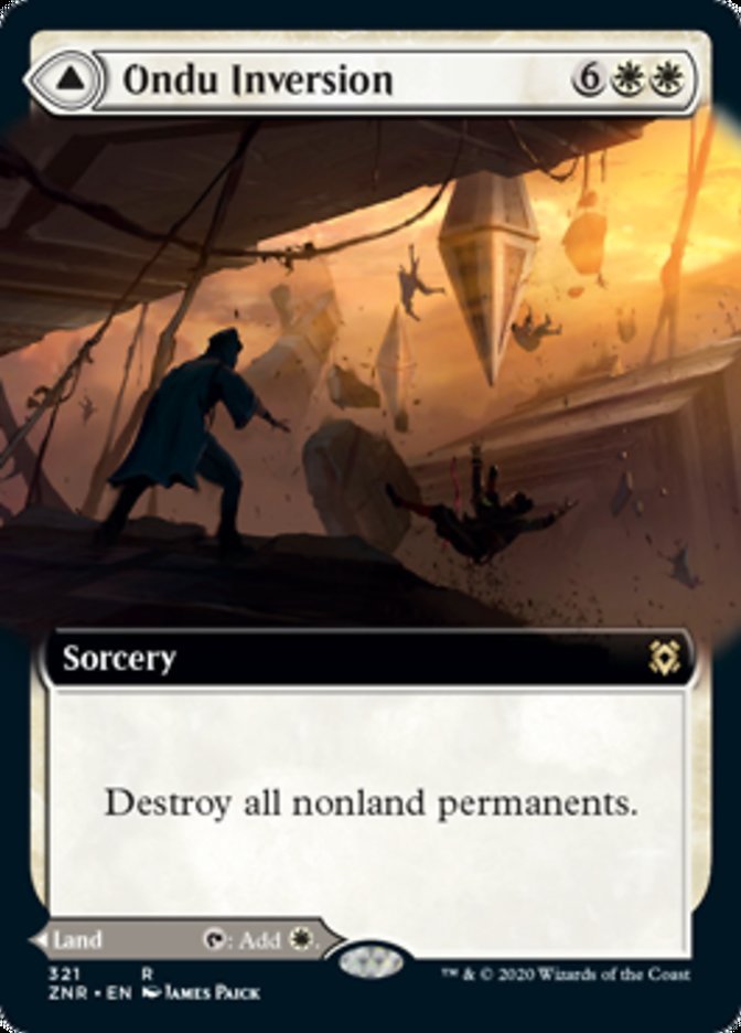 Ondu Inversion // Ondu Skyruins (Extended Art) front