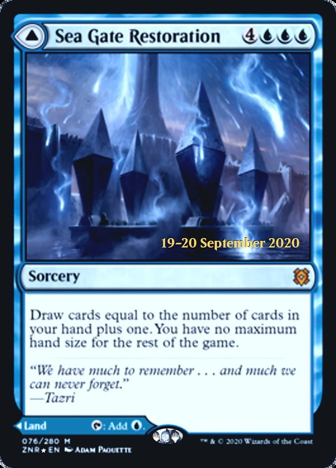 Sea Gate Restoration // Sea Gate, Reborn (PR Foil) front