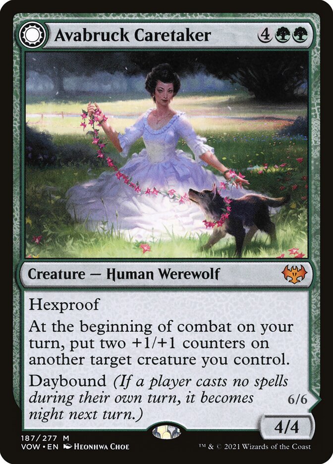 Avabruck Caretaker // Hollowhenge Huntmaster front