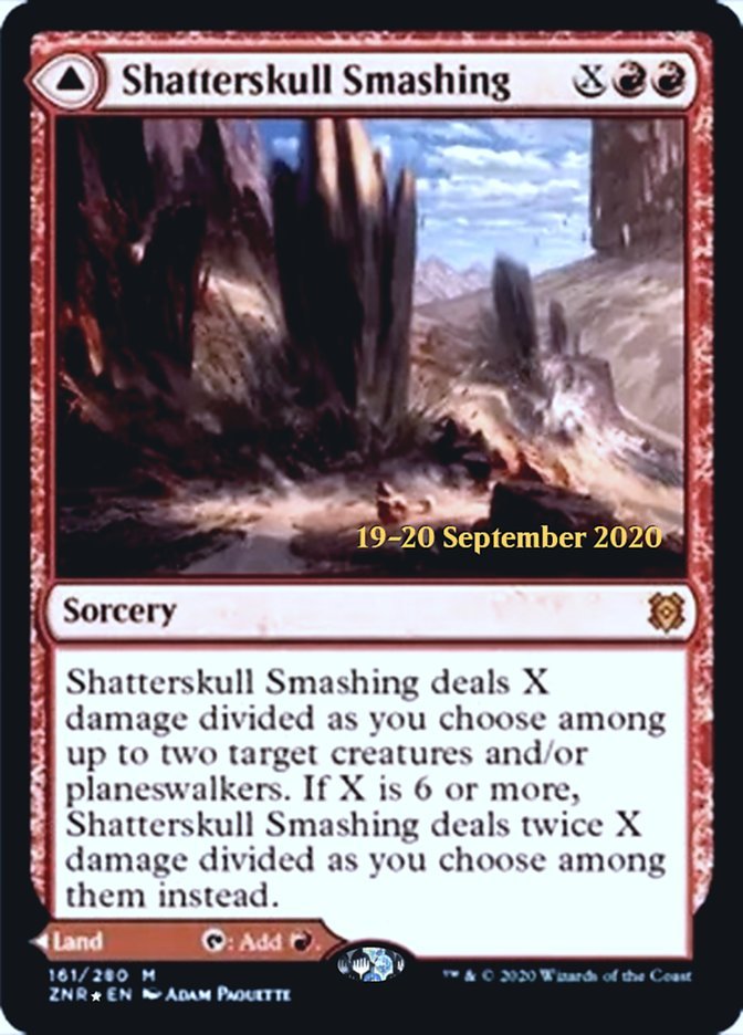 Shatterskull Smashing // Shatterskull, the Hammer Pass (PR Foil) front