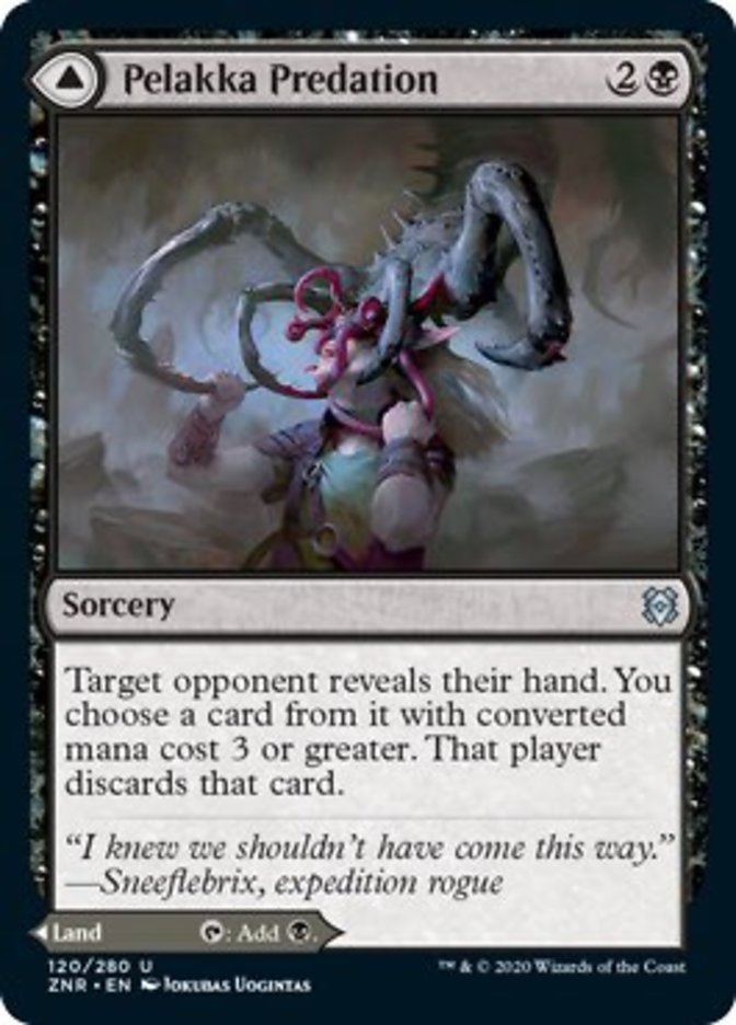 Pelakka Predation // Pelakka Caverns front